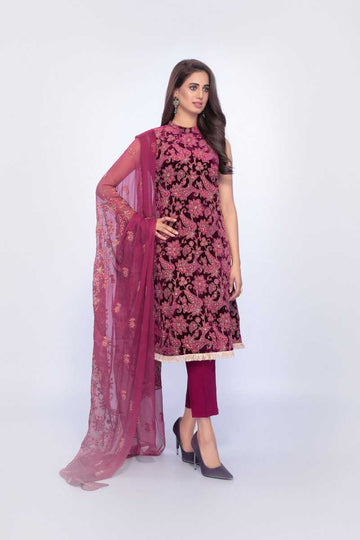 Bareeze Gold Rush Mc570 Maroon Collection 2021
